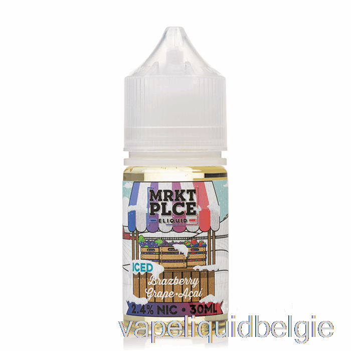 Vape Vloeibaar Ijs Brazberry Druif Acai - Mrkt Zouten - 30ml 24mg